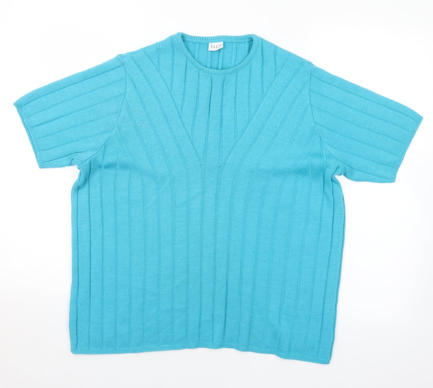 Womens UK Size 10 LUCIA Blue Pullover Jumper