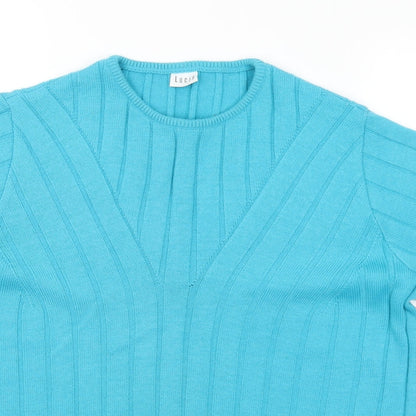 Womens UK Size 10 LUCIA Blue Pullover Jumper