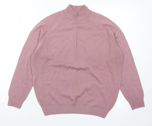 Womens UK Size M Preworn Purple Pullover Jumper