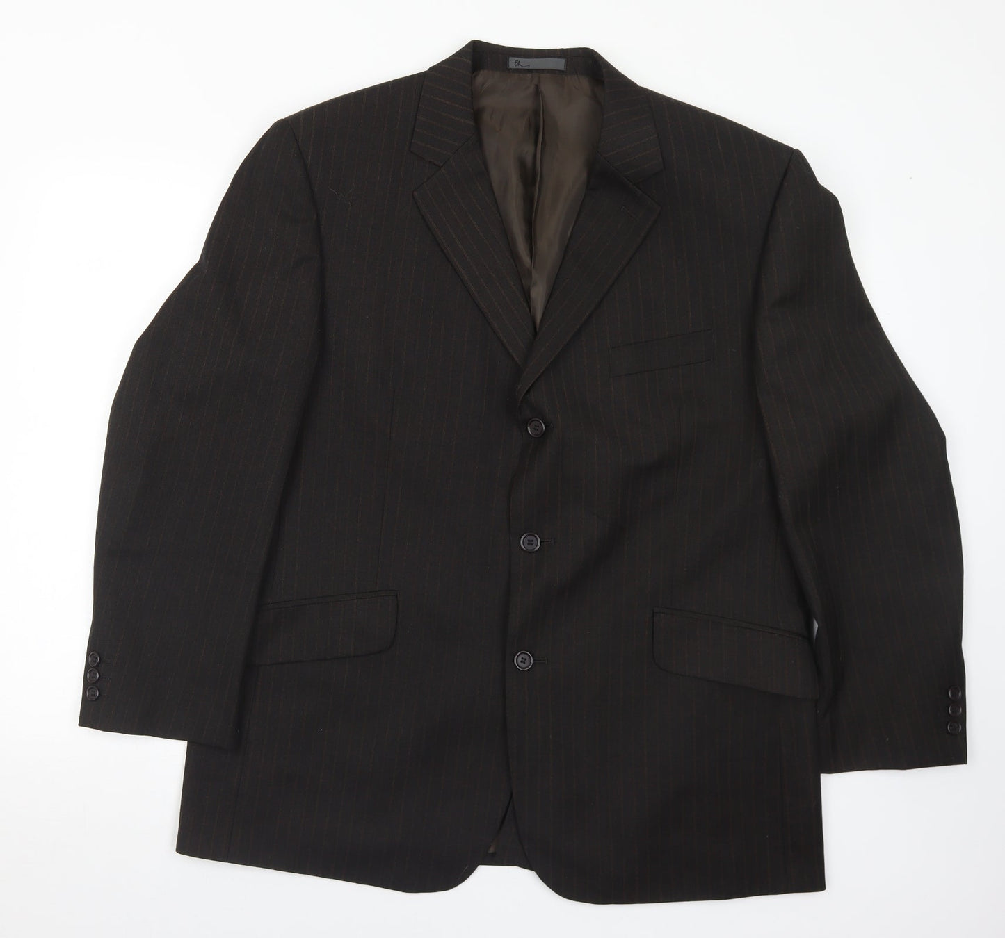Mens UK Size 44 BHS Regular Brown Suit Jacket