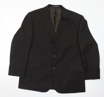Mens UK Size 44 BHS Regular Brown Suit Jacket