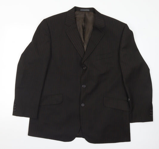 Mens UK Size 44 BHS Regular Brown Suit Jacket