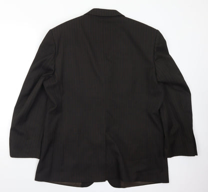 Mens UK Size 44 BHS Regular Brown Suit Jacket
