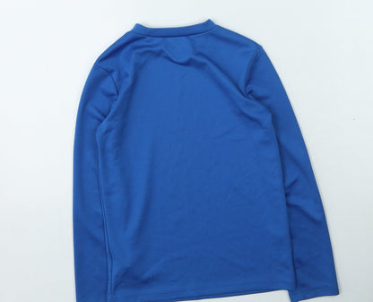 Old Navy Boys Blue  Polyester Basic Casual Size 8 Years Round Neck