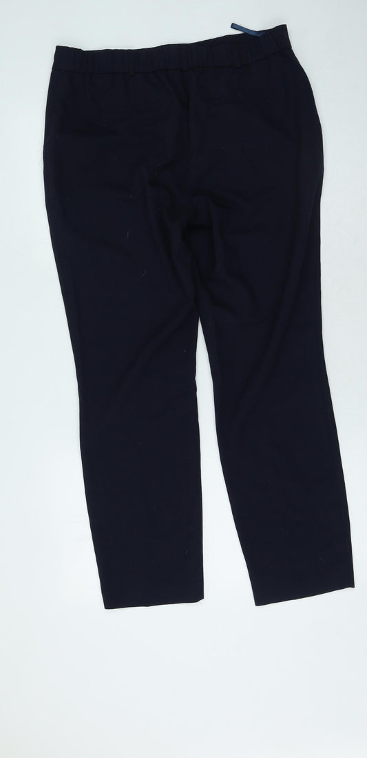 Womens UK Size 14 Dunnes Stores Regular Fit  Blue Trousers