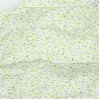F&F Girls Yellow Floral  Jacket  Size 0-3 Months