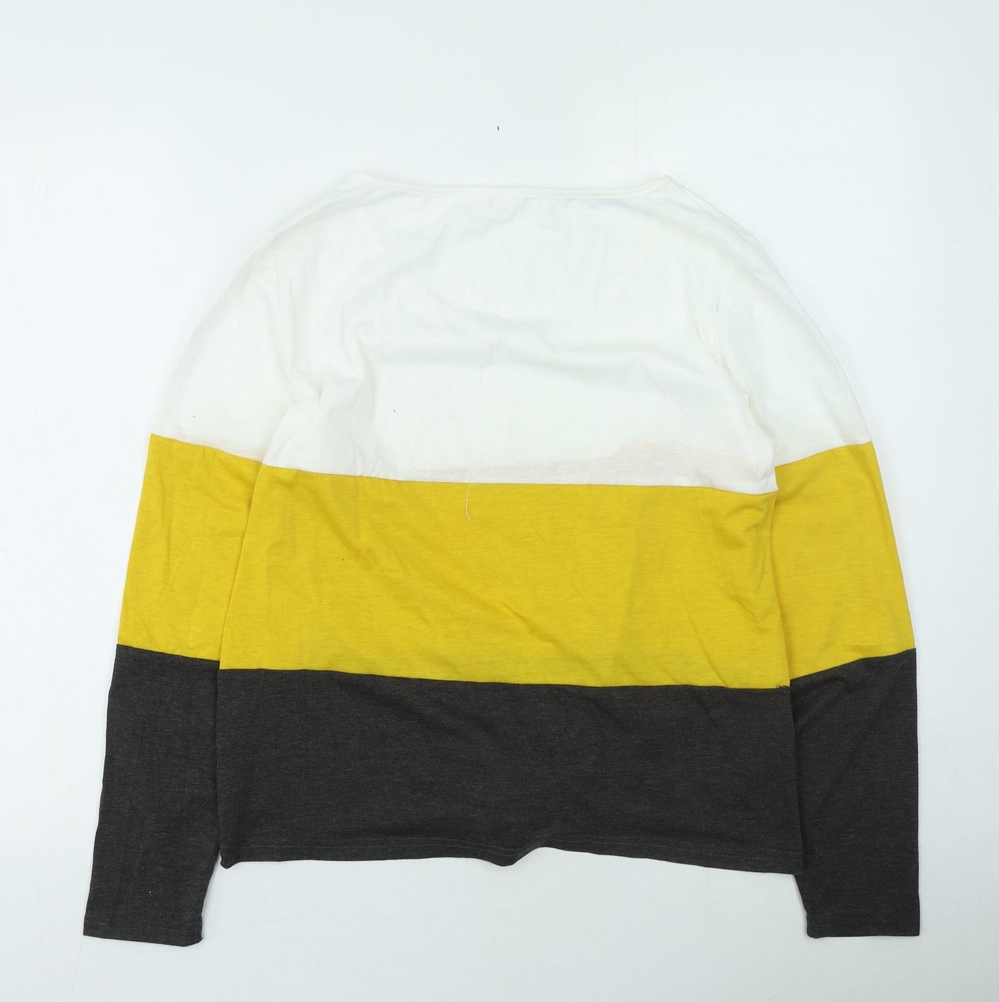 SheIn Womens Multicoloured Round Neck  Cotton Pullover Jumper Size M