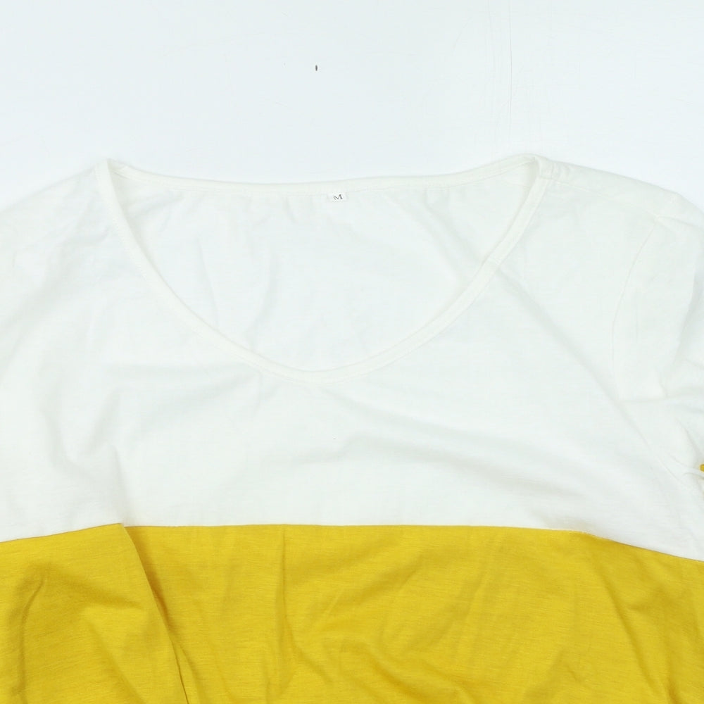 SheIn Womens Multicoloured Round Neck  Cotton Pullover Jumper Size M