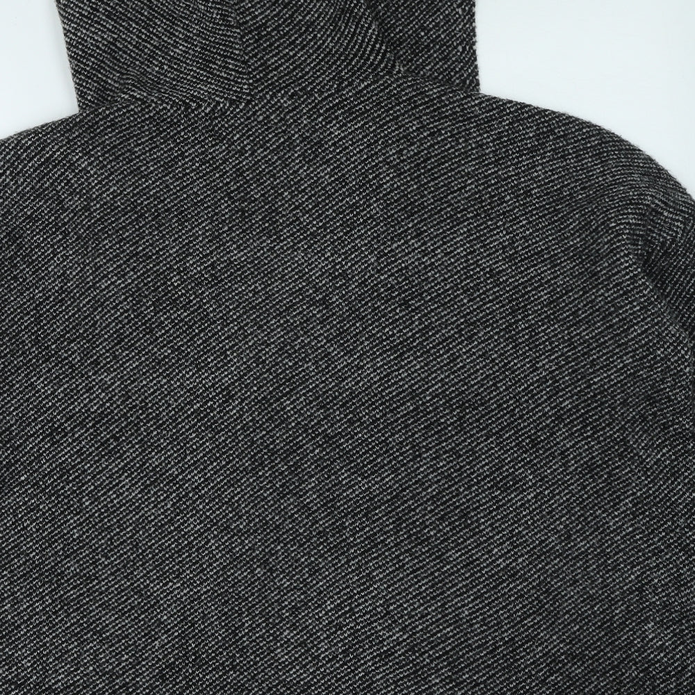 Centigrade Womens Grey V-Neck  Acrylic Cardigan Jumper Size M