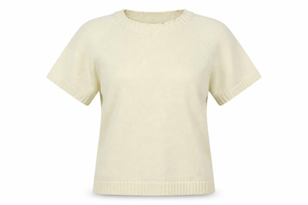 Womens UK Size 12 BHS Beige Pullover Jumper