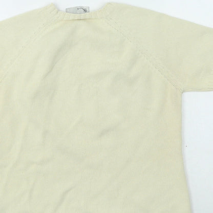 Womens UK Size 12 BHS Beige Pullover Jumper