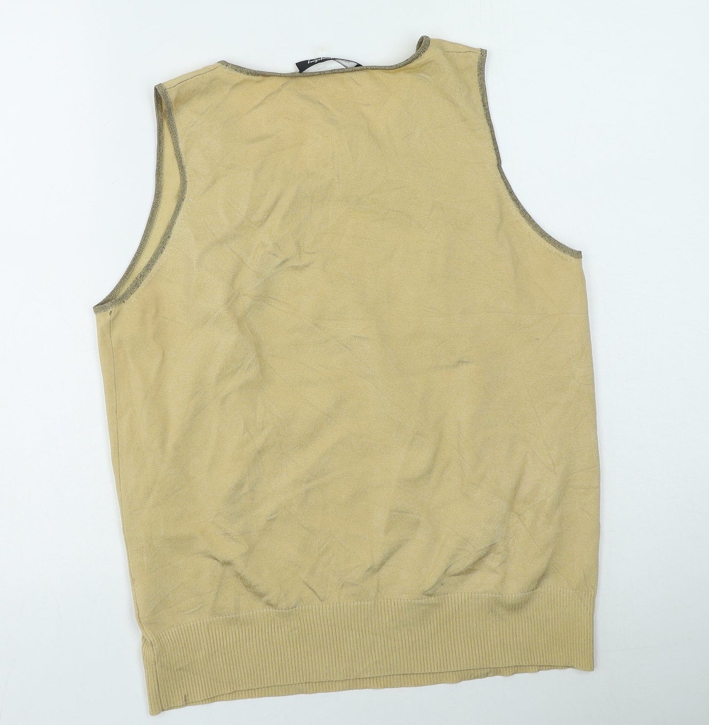 betty Womens Brown Polyamide Camisole Tank Size 18 V-Neck