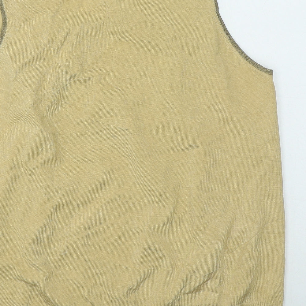 betty Womens Brown Polyamide Camisole Tank Size 18 V-Neck
