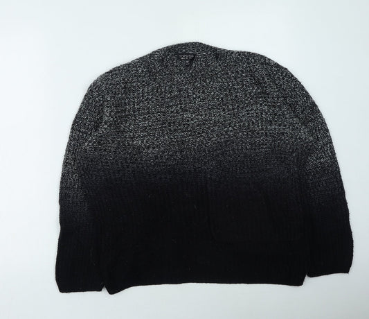 Womens UK Size 6 Topshop Black Pullover Jumper