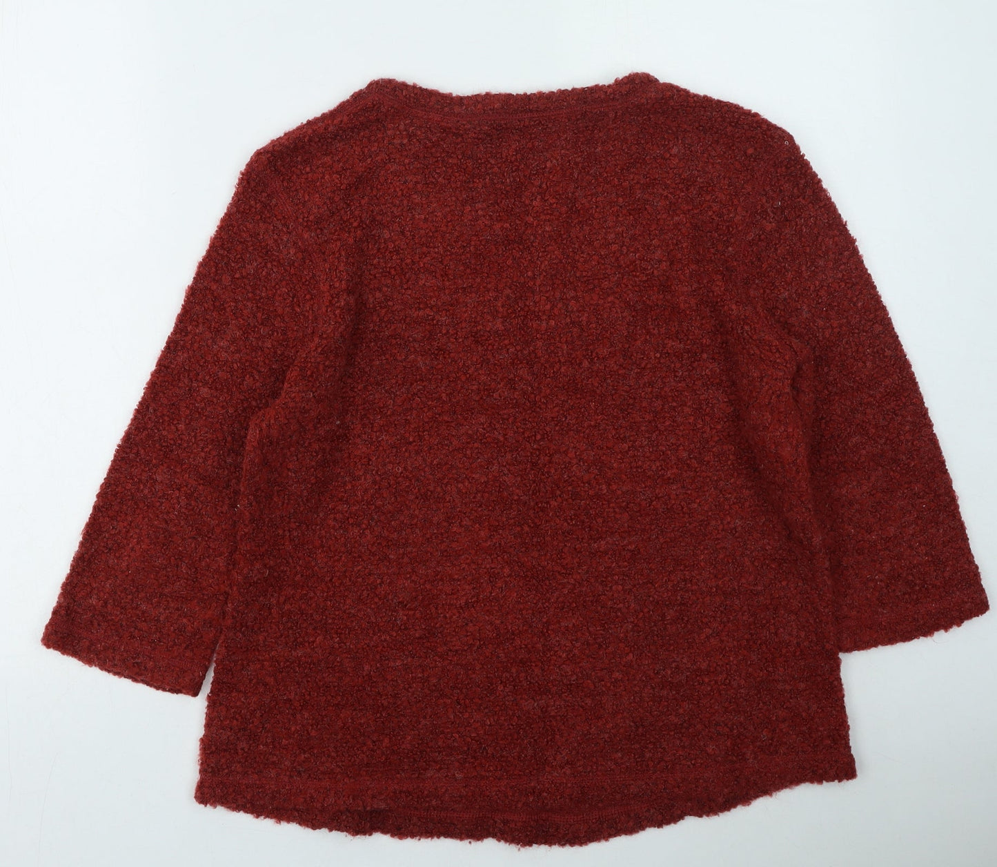 Womens UK Size 14 Marks and Spencer Red Pullover Jumper