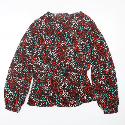Womens UK Size 10 Marks and Spencer Red Basic Blouse