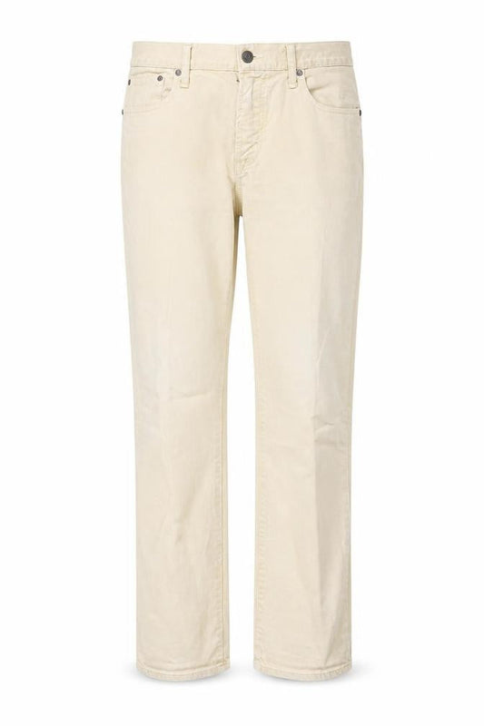 Womens UK Size 30 American Eagle Outfitters Regular Fit Straight Beige Jeans