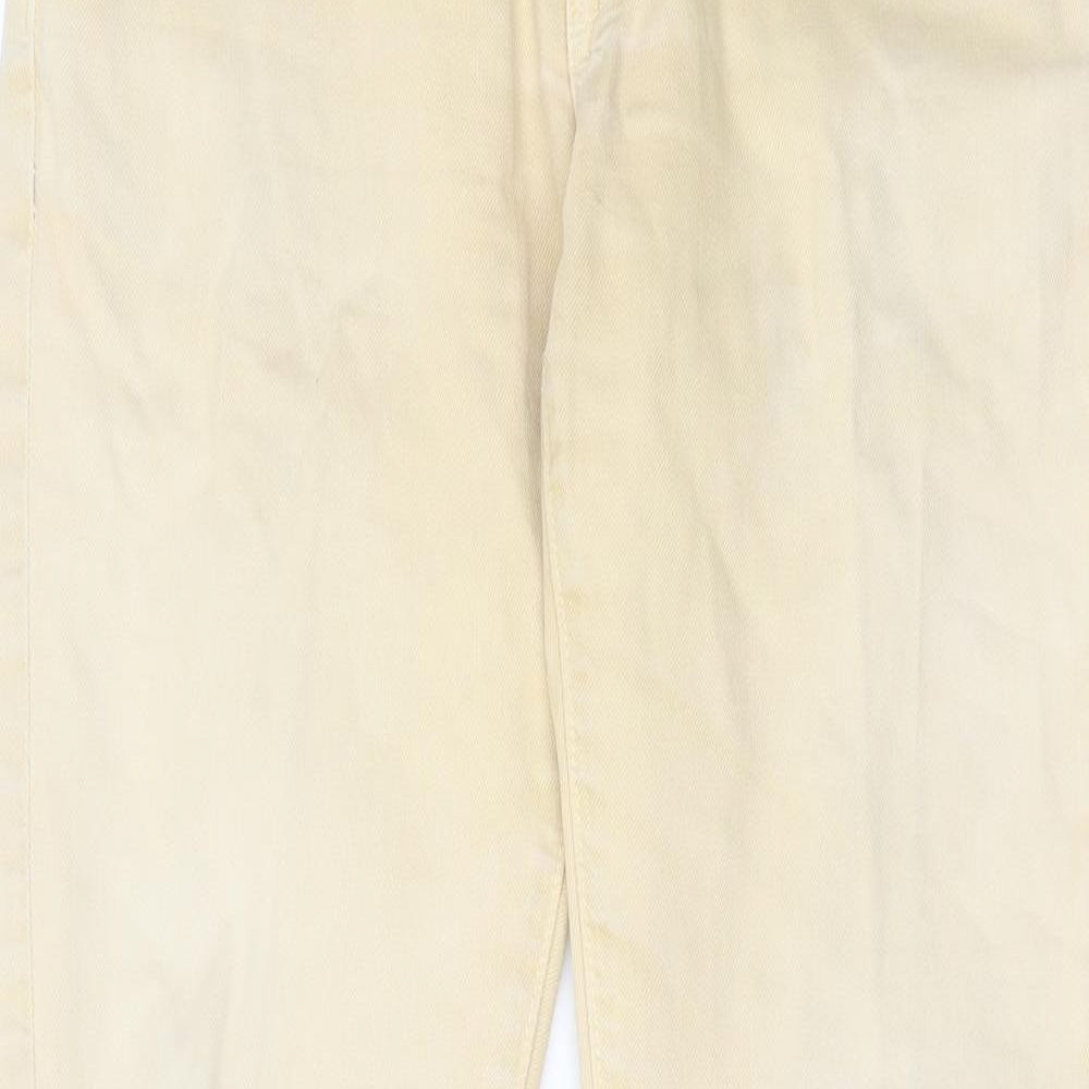 Womens UK Size 30 American Eagle Outfitters Regular Fit Straight Beige Jeans