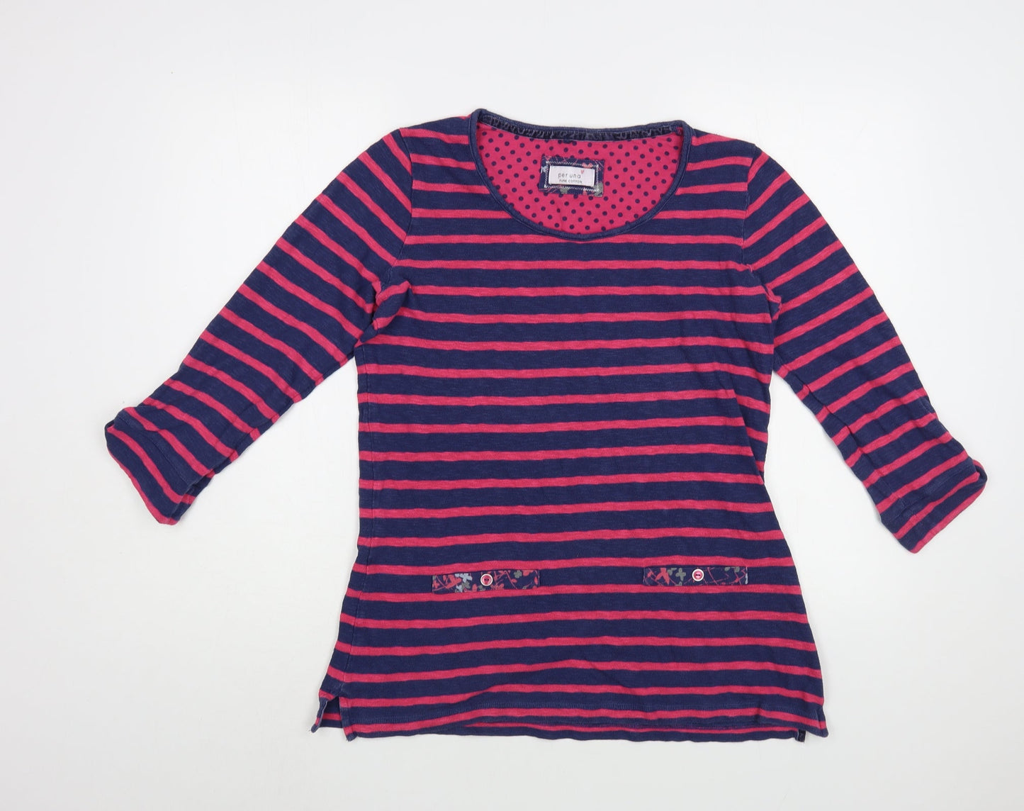 Womens UK Size 10 Per Una Pink Basic Blouse