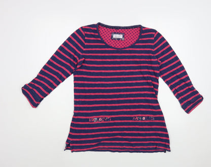 Womens UK Size 10 Per Una Pink Basic Blouse