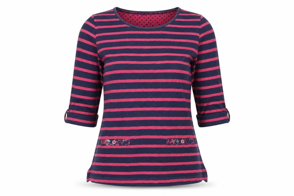 Womens UK Size 10 Per Una Pink Basic Blouse