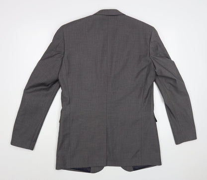 Skopes Mens Grey  Polyester Jacket Blazer Size 36