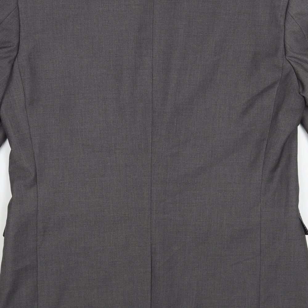 Skopes Mens Grey  Polyester Jacket Blazer Size 36