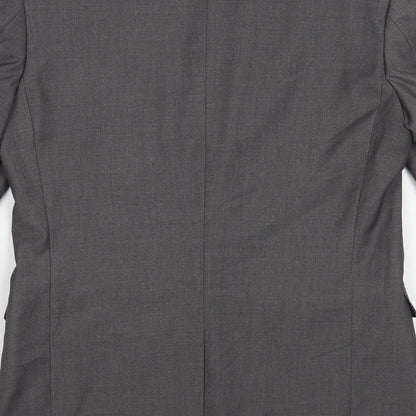 Skopes Mens Grey  Polyester Jacket Blazer Size 36