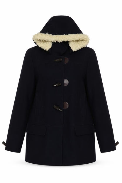 Next Womens Blue   Pea Coat Coat Size 8  Button