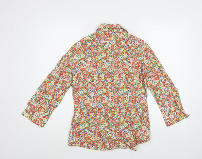 Womens UK Size 8 Hawes & Curtis Multicoloured Basic Button-Up