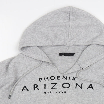 Topshop Womens Grey  Polyester Pullover Hoodie Size 6  Pullover - Arizona