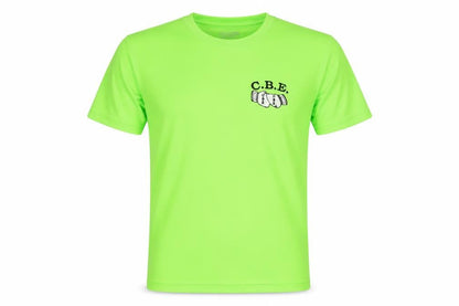 Awdis Mens Green  Polyester  T-Shirt Size S Crew Neck