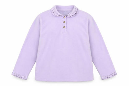 Fashion Extra Womens Purple  Polyester Pullover Sweatshirt Size 18  Button