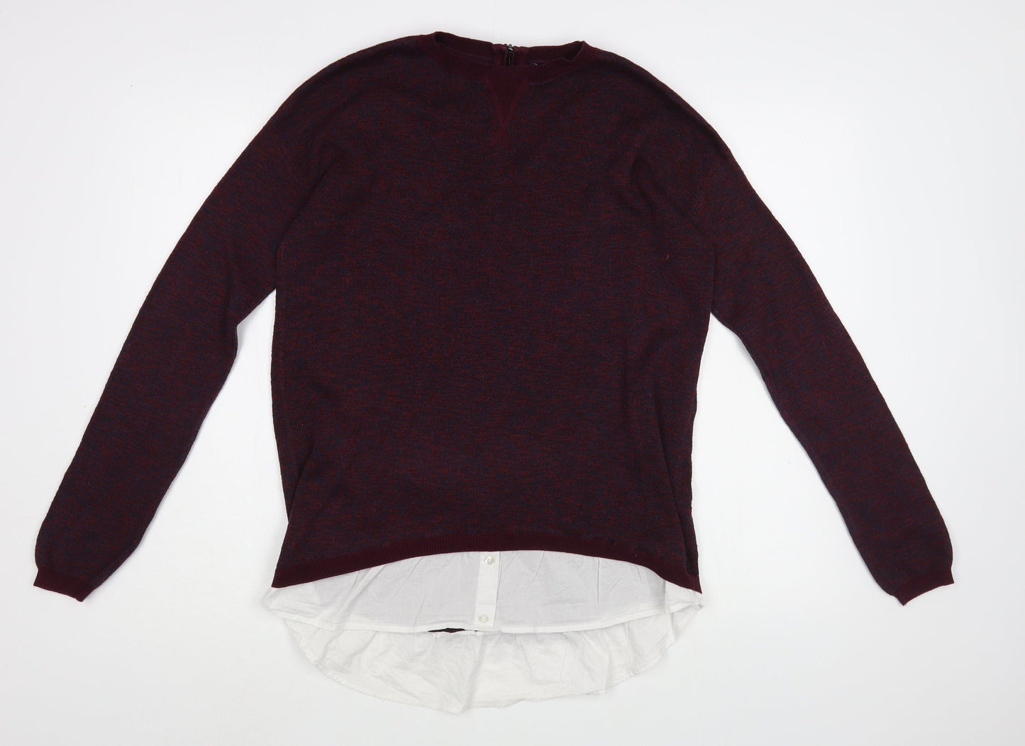 Womens UK Size 12 NEXT Purple Pullover Jumper