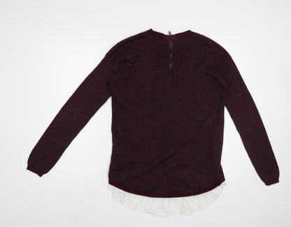 Womens UK Size 12 NEXT Purple Pullover Jumper