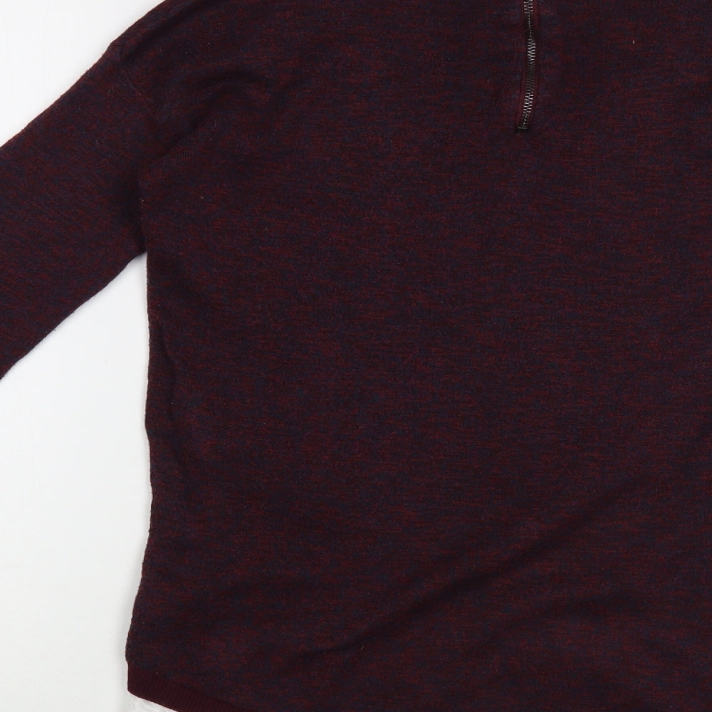 Womens UK Size 12 NEXT Purple Pullover Jumper