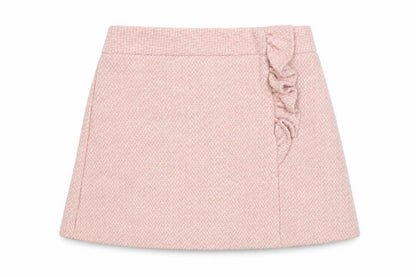 Dunnes Girls Pink  Polyester Mini Skirt Size 5-6 Years  Regular