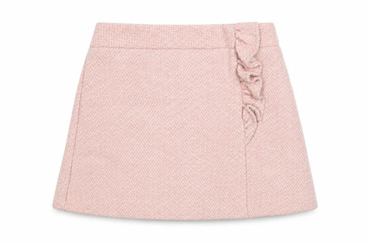 Dunnes Girls Pink  Polyester Mini Skirt Size 5-6 Years  Regular