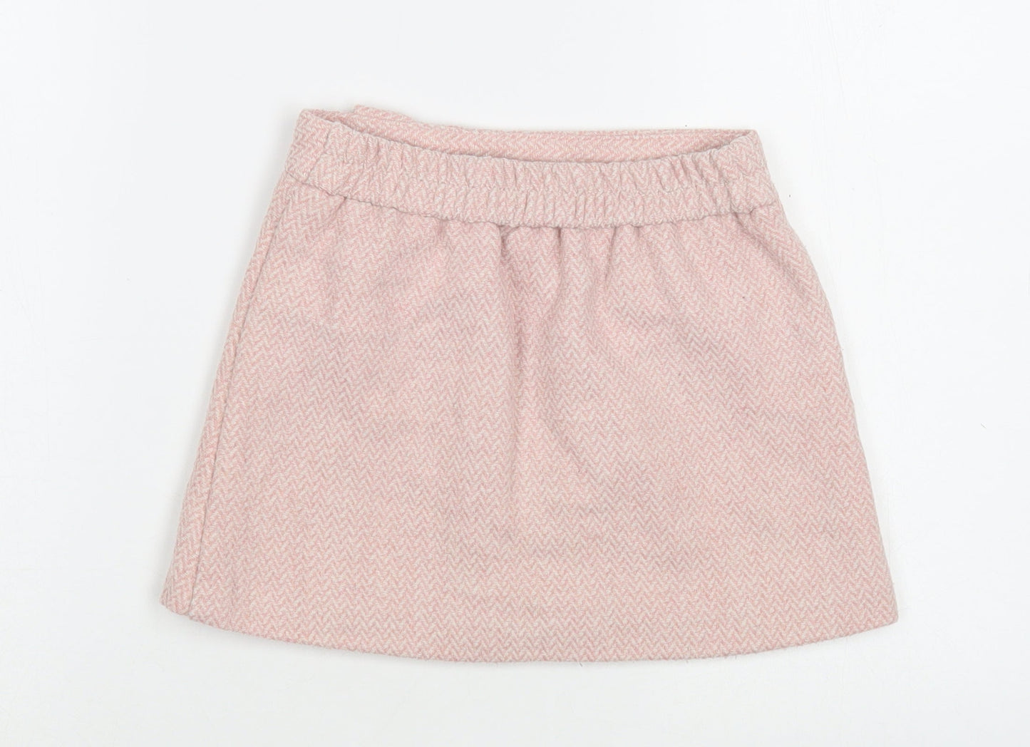 Dunnes Stores Girls Pink  Polyester Mini Skirt Size 5-6 Years  Regular