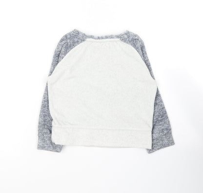 Nutmeg Baby Grey Solid Polyester Cami Pyjama Top Size 18-24 Months