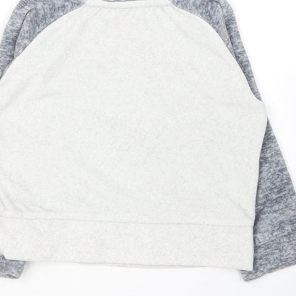 Nutmeg Baby Grey Solid Polyester Cami Pyjama Top Size 18-24 Months