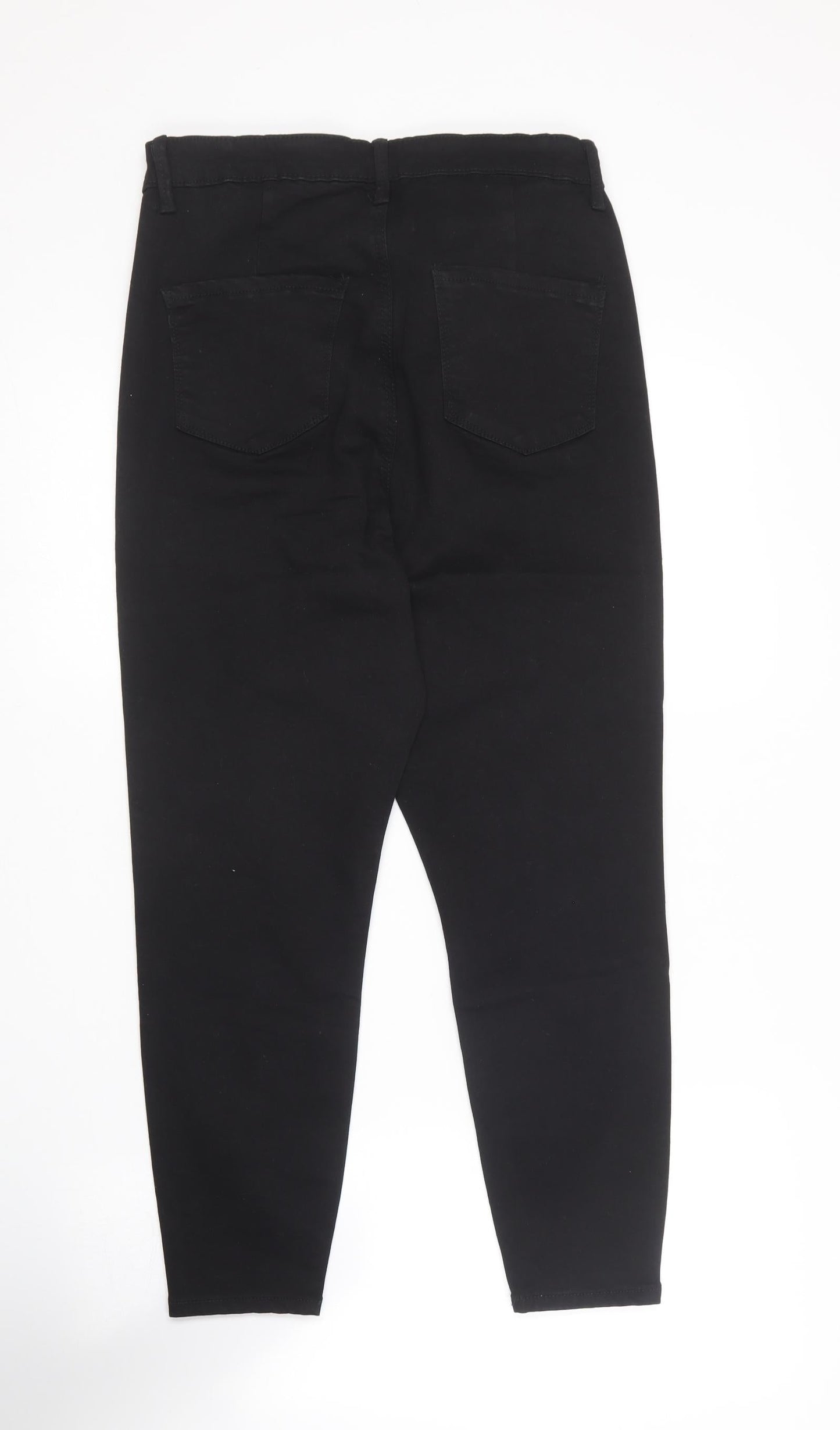 Womens UK Size 16 Denim Co Regular Fit Jegging Black Trousers