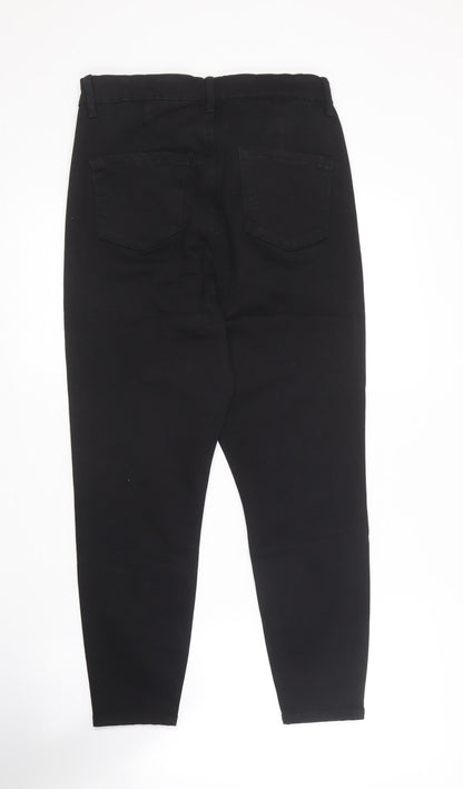 Womens UK Size 16 Denim Co Regular Fit Jegging Black Trousers
