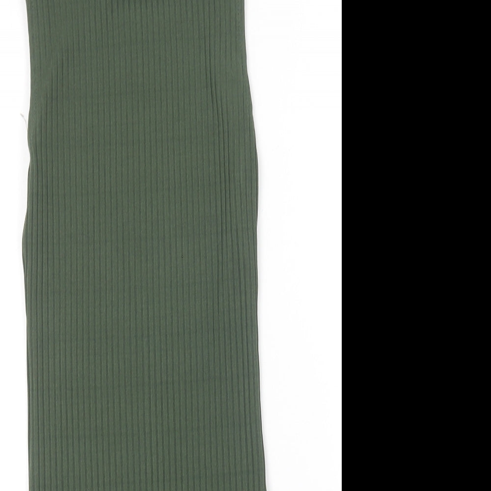 Parisian Collection Womens Green  Polyester Bodysuit One-Piece Size 8