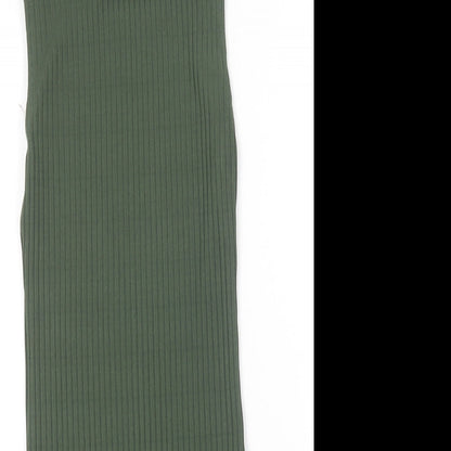 Parisian Collection Womens Green  Polyester Bodysuit One-Piece Size 8