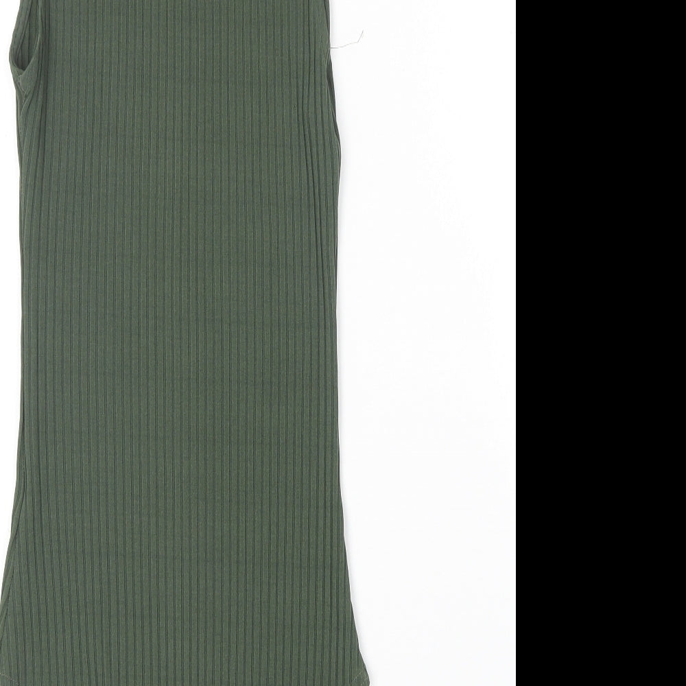 Parisian Collection Womens Green  Polyester Bodysuit One-Piece Size 8