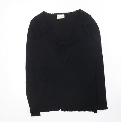 Womens UK Size S Off Shoot Black Pullover Jumper