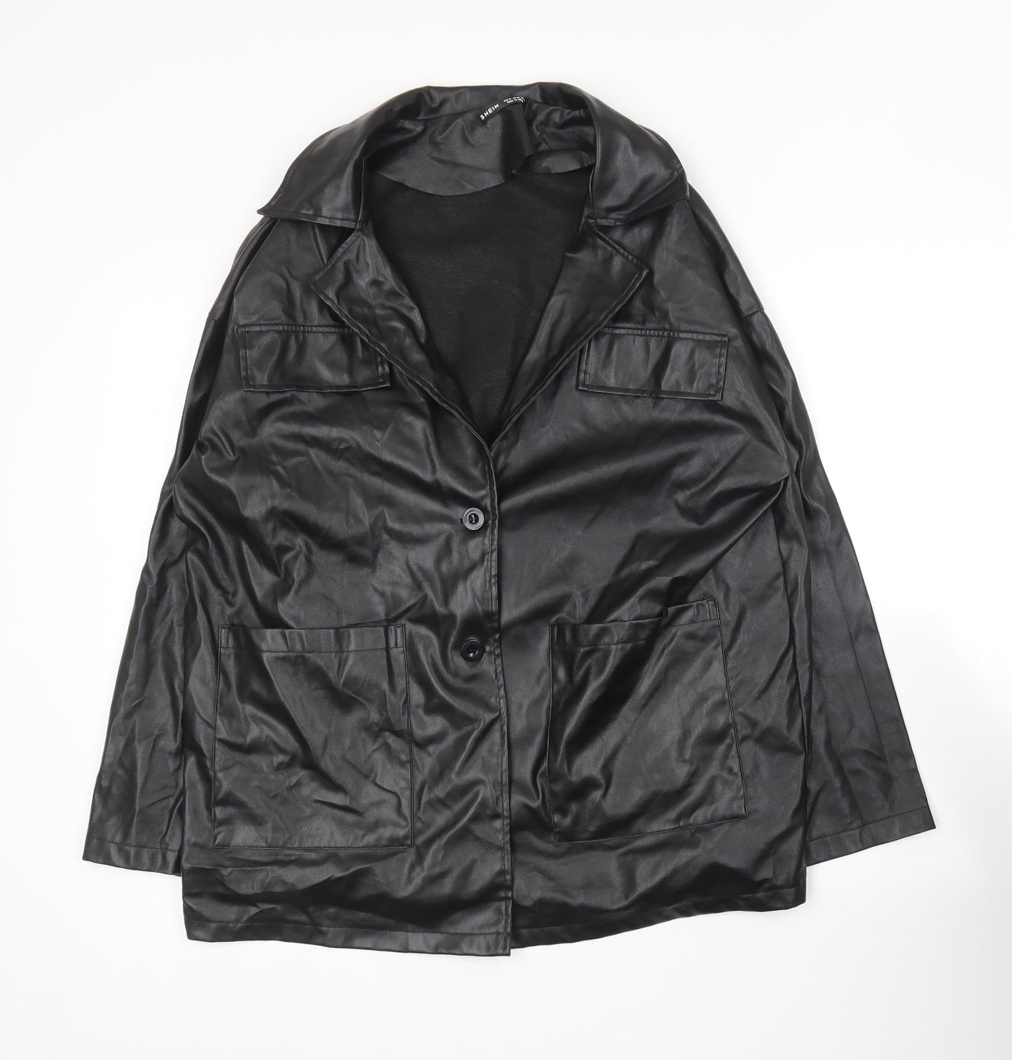 Shein  Womens Black   Jacket  Size M