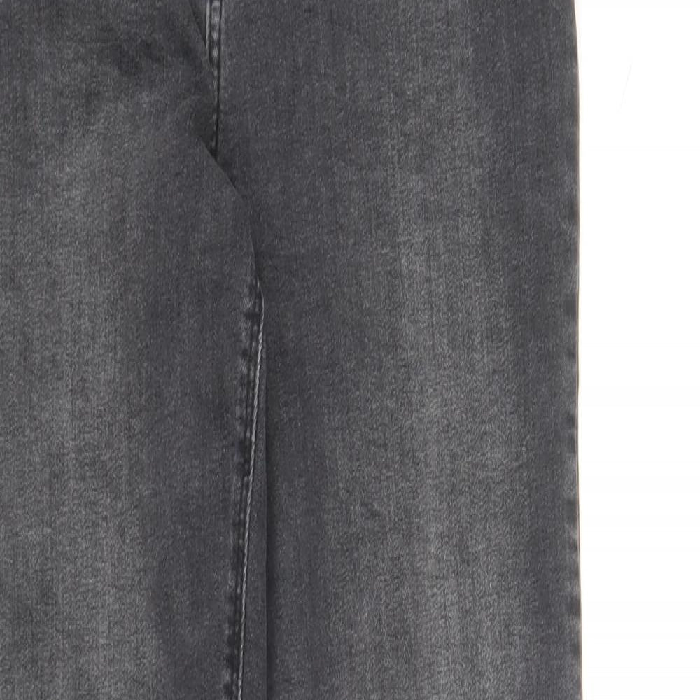 Denim Co  Womens Grey  Cotton Skinny Jeans Size 14 L28 in Regular