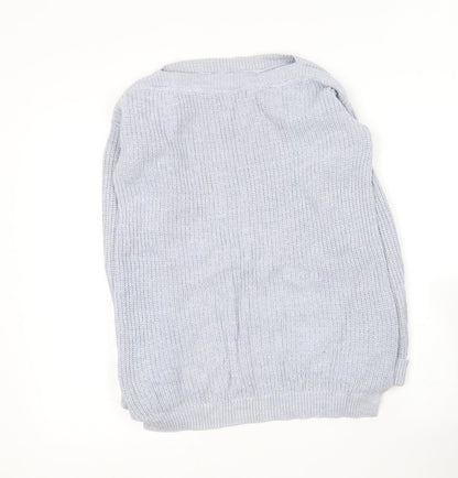 Womens UK Size S Marks and Spencer Blue Pullover Jumper